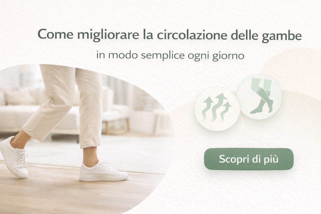 Come migliorare la circolazione delle gambe in modo semplice ogni giorno