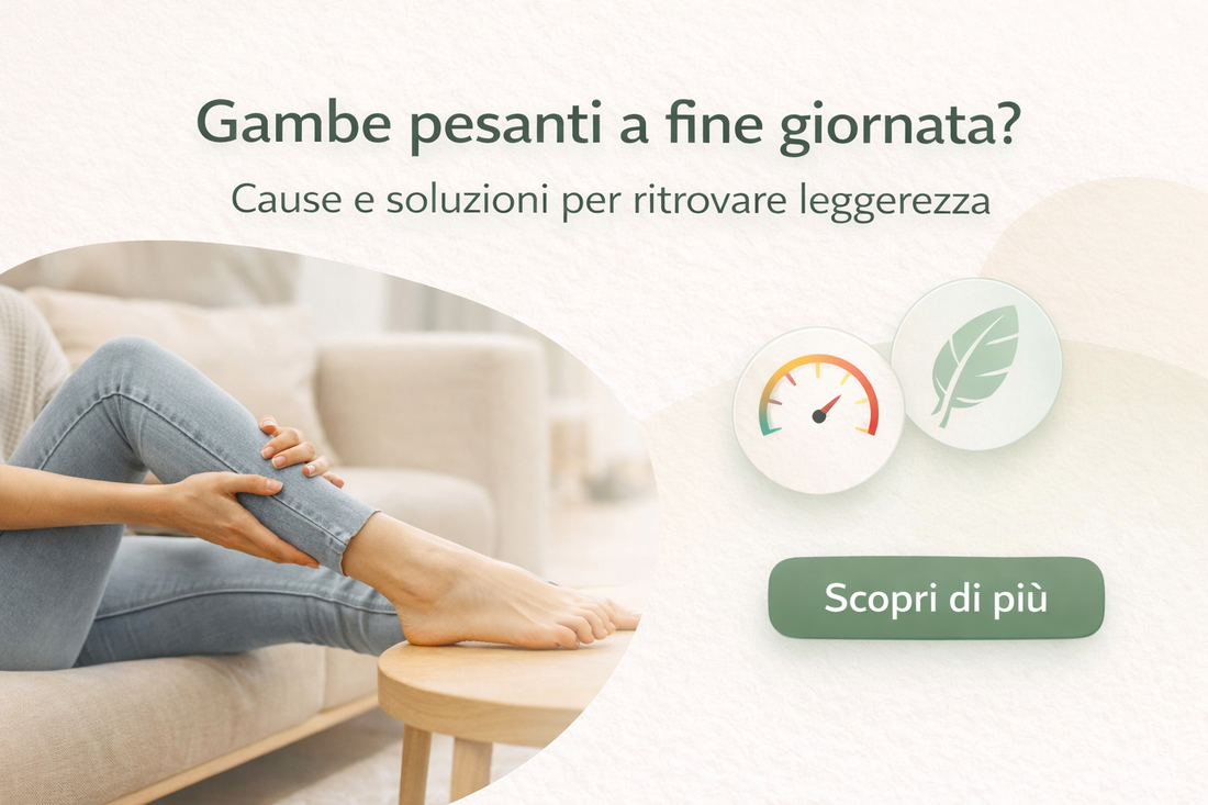 Gambe pesanti a fine giornata? Cause e soluzioni per ritrovare leggerezza