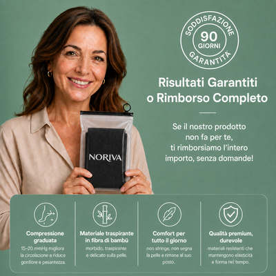 Calze BambooFlow™ a Compressione punta CHIUSA – Gambe leggere tutto il giorno!
