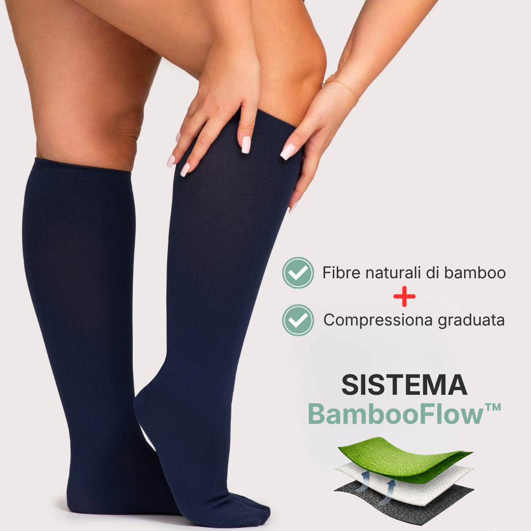 Calze BambooFlow™ a Compressione
