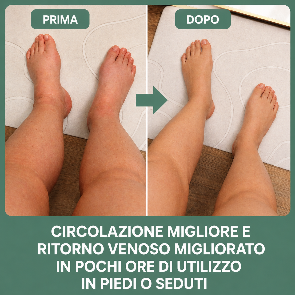 Calze BambooFlow™ a Compressione punta CHIUSA – Fantasia Floreale