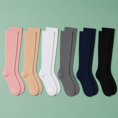 Calze BambooFlow™ a Compressione punta CHIUSA – Gambe leggere tutto il giorno!