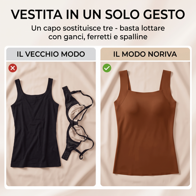 Vestita in un solo gesto: il modo Noriva
